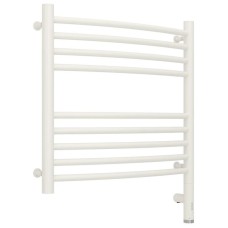 Полотенцесушитель электрический 500х500 белый матовый МЭМ правый, перемычка выгнутая Сунержа Богема 3.0 30-5803-5050