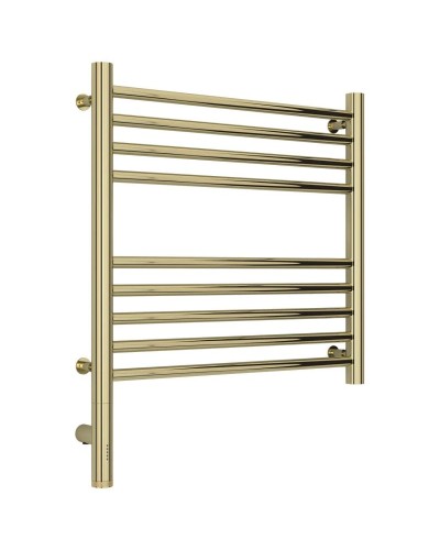 Полотенцесушитель электрический 500х500 шампань МЭМ левый, перемычка прямая Сунержа Богема 3.0 020-5804-5050