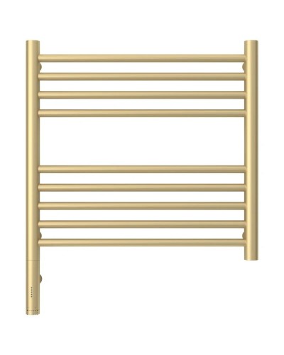 Полотенцесушитель электрический 500х500 шампань матовая МЭМ левый, перемычка прямая Сунержа Богема 3.0 022-5804-5050