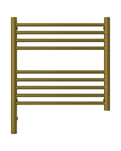 Полотенцесушитель электрический 500х500 состаренная бронза МЭМ левый, перемычка прямая Сунержа Богема 3.0 05-5804-5050