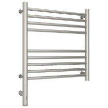 Полотенцесушитель электрический 500х500 сатин МЭМ левый, перемычка прямая Сунержа Богема 3.0 071-5804-5050