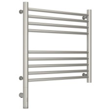 Полотенцесушитель электрический 500х500 сатин МЭМ левый, перемычка прямая Сунержа Богема 3.0 071-5804-5050