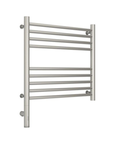 Полотенцесушитель электрический 500х500 сатин МЭМ левый, перемычка прямая Сунержа Богема 3.0 071-5804-5050