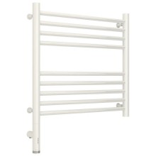 Полотенцесушитель электрический 500х500 белый глянец МЭМ левый, перемычка прямая Сунержа Богема 3.0 12-5804-5050