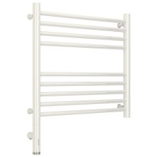 Полотенцесушитель электрический 500х500 белый глянец МЭМ левый, перемычка прямая Сунержа Богема 3.0 12-5804-5050