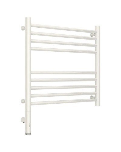 Полотенцесушитель электрический 500х500 белый глянец МЭМ левый, перемычка прямая Сунержа Богема 3.0 12-5804-5050