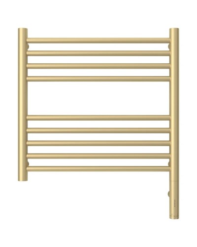 Полотенцесушитель электрический 500х500 шампань матовая  МЭМ правый, перемычка прямая Сунержа Богема 3.0 022-5805-5050