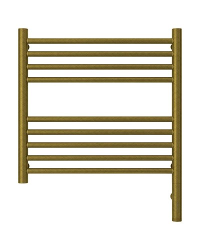 Полотенцесушитель электрический 500х500 состаренная бронза МЭМ правый, перемычка прямая Сунержа Богема 3.0 05-5805-5050