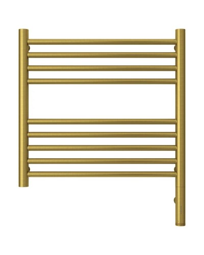 Полотенцесушитель электрический 500х500 состаренная латунь МЭМ правый, перемычка прямая Сунержа Богема 3.0 051-5805-5050