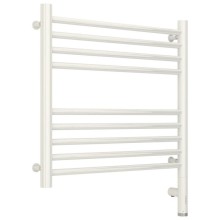Полотенцесушитель электрический 500х500 белый глянец МЭМ правый, перемычка прямая Сунержа Богема 3.0 12-5805-5050