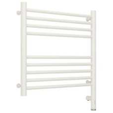 Полотенцесушитель электрический 500х500 белый матовый МЭМ правый, перемычка прямая Сунержа Богема 3.0 30-5805-5050