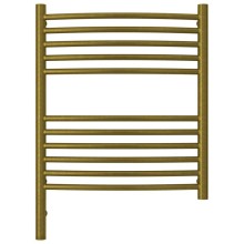 Полотенцесушитель электрический 600х500 состаренная бронза МЭМ левый, перемычка выгнутая Сунержа Богема 3.0 05-5802-6050