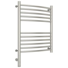 Полотенцесушитель электрический 600х500 сатин МЭМ левый, перемычка выгнутая Сунержа Богема 3.0 071-5802-6050