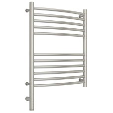 Полотенцесушитель электрический 600х500 сатин МЭМ левый, перемычка выгнутая Сунержа Богема 3.0 071-5802-6050