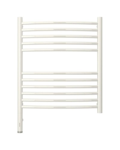 Полотенцесушитель электрический 600х500 белый глянец МЭМ левый, перемычка выгнутая Сунержа Богема 3.0 12-5802-6050