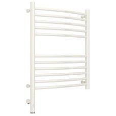 Полотенцесушитель электрический 600х500 белый глянец МЭМ левый, перемычка выгнутая Сунержа Богема 3.0 12-5802-6050