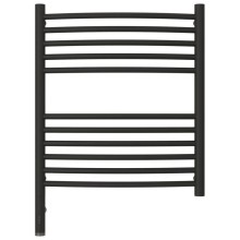 Полотенцесушитель электрический 600х500 темный титан муар МЭМ левый, перемычка выгнутая Сунержа Богема 3.0 15-5802-6050