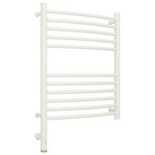 Полотенцесушитель электрический 600х500 белый матовый МЭМ левый, перемычка выгнутая Сунержа Богема 3.0 30-5802-6050