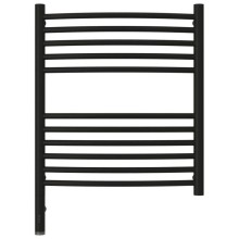Полотенцесушитель электрический 600х500 черный матовый МЭМ левый, перемычка выгнутая Сунержа Богема 3.0 31-5802-6050
