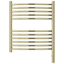 Полотенцесушитель электрический 600х500 шампань МЭМ правый, перемычка выгнутая Сунержа Богема 3.0 020-5803-6050