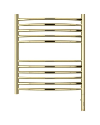 Полотенцесушитель электрический 600х500 шампань МЭМ правый, перемычка выгнутая Сунержа Богема 3.0 020-5803-6050