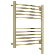 Полотенцесушитель электрический 600х500 шампань МЭМ правый, перемычка выгнутая Сунержа Богема 3.0 020-5803-6050