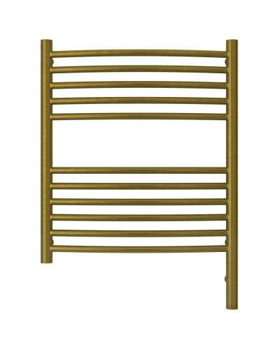 Полотенцесушитель электрический 600х500 состаренная бронза МЭМ правый, перемычка выгнутая Сунержа Богема 3.0 05-5803-6050