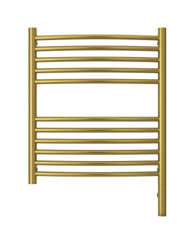 Полотенцесушитель электрический 600х500 состаренная латунь МЭМ правый, перемычка выгнутая Сунержа Богема 3.0 051-5803-6050