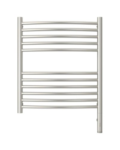 Полотенцесушитель электрический 600х500 сатин МЭМ правый, перемычка выгнутая Сунержа Богема 3.0 071-5803-6050