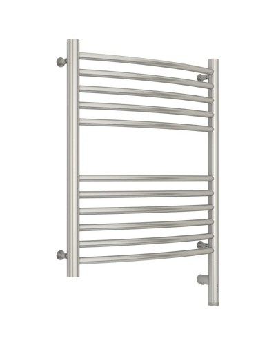 Полотенцесушитель электрический 600х500 сатин МЭМ правый, перемычка выгнутая Сунержа Богема 3.0 071-5803-6050