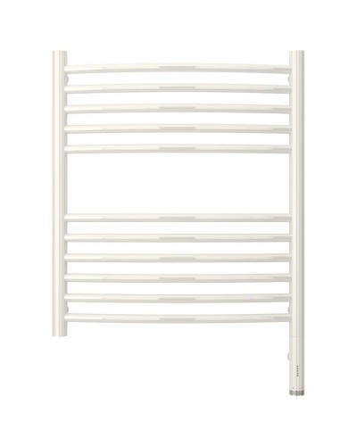 Полотенцесушитель электрический 600х500 белый глянец МЭМ правый, перемычка выгнутая Сунержа Богема 3.0 12-5803-6050