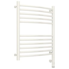 Полотенцесушитель электрический 600х500 белый глянец МЭМ правый, перемычка выгнутая Сунержа Богема 3.0 12-5803-6050
