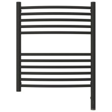 Полотенцесушитель электрический 600х500 темный титан муар МЭМ правый, перемычка выгнутая Сунержа Богема 3.0 15-5803-6050