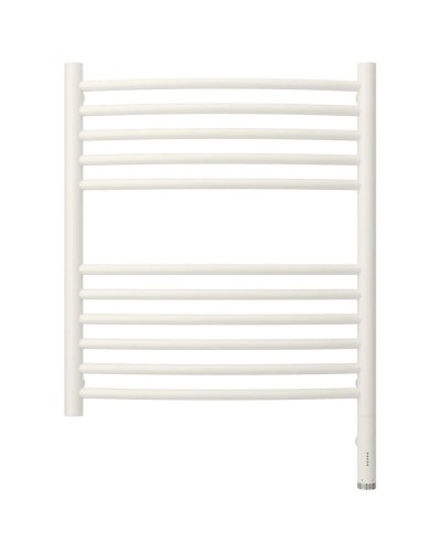 Полотенцесушитель электрический 600х500 белый матовый МЭМ правый, перемычка выгнутая Сунержа Богема 3.0 30-5803-6050