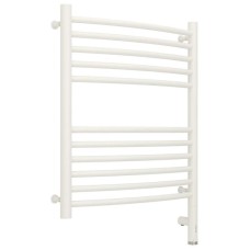 Полотенцесушитель электрический 600х500 белый матовый МЭМ правый, перемычка выгнутая Сунержа Богема 3.0 30-5803-6050