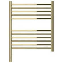 Полотенцесушитель электрический 600х500 шампань МЭМ левый, перемычка прямая Сунержа Богема 3.0 020-5804-6050