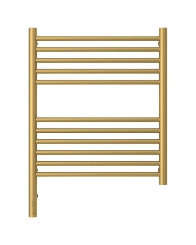 Полотенцесушитель электрический 600х500 золотой матовый МЭМ левый, перемычка прямая Сунержа Богема 3.0 032-5804-6050