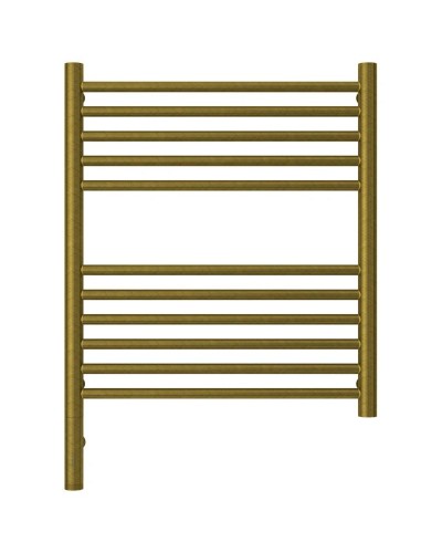 Полотенцесушитель электрический 600х500 состаренная бронза МЭМ левый, перемычка прямая Сунержа Богема 3.0 05-5804-6050