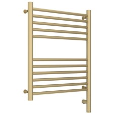 Полотенцесушитель электрический 600х500 шампань матовая МЭМ правый, перемычка прямая Сунержа Богема 3.0 022-5805-6050