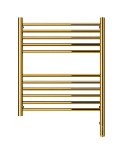 Полотенцесушитель электрический 600х500 золотой МЭМ правый, перемычка прямая Сунержа Богема 3.0 03-5805-6050