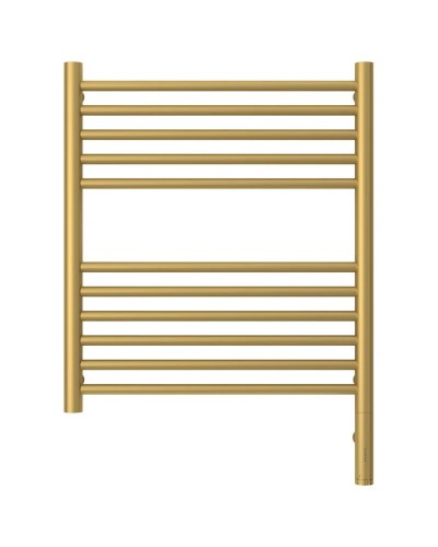 Полотенцесушитель электрический 600х500 золотой матовый МЭМ правый, перемычка прямая Сунержа Богема 3.0 032-5805-6050