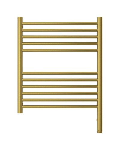 Полотенцесушитель электрический 600х500 состаренная латунь МЭМ правый, перемычка прямая Сунержа Богема 3.0 051-5805-6050