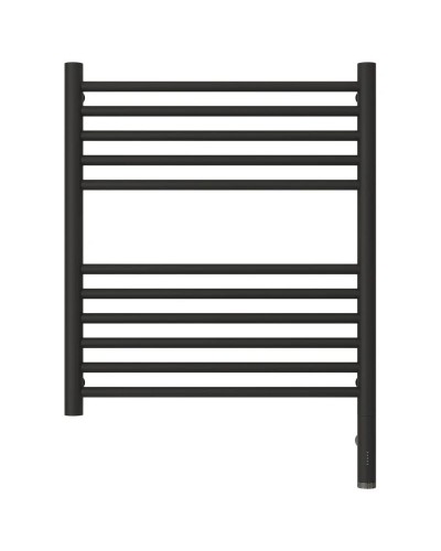 Полотенцесушитель электрический 600х500 темный титан муар МЭМ правый, перемычка прямая Сунержа Богема 3.0 15-5805-6050