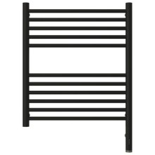 Полотенцесушитель электрический 600х500 черный матовый МЭМ правый, перемычка прямая Сунержа Богема 3.0 31-5805-6050