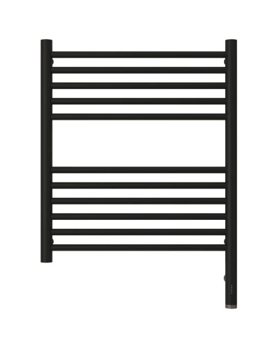 Полотенцесушитель электрический 600х500 черный матовый МЭМ правый, перемычка прямая Сунержа Богема 3.0 31-5805-6050