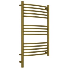 Полотенцесушитель электрический 800х500 состаренная бронза МЭМ левый, перемычка выгнутая Сунержа Богема 3.0 05-5802-8050