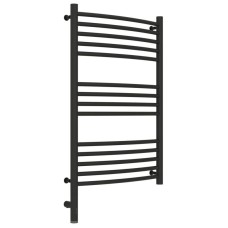 Полотенцесушитель электрический 800х500 темный титан муар МЭМ левый, перемычка выгнутая Сунержа Богема 3.0 15-5802-8050