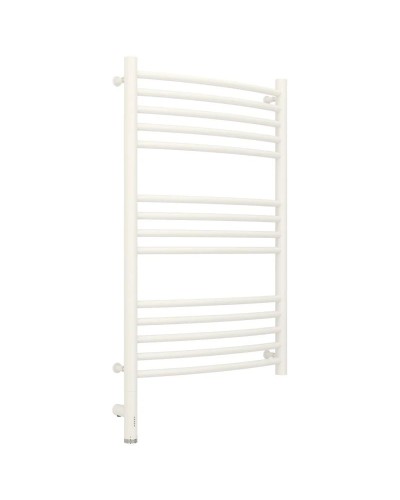 Полотенцесушитель электрический 800х500 белый матовый МЭМ левый, перемычка выгнутая Сунержа Богема 3.0 30-5802-8050