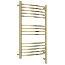 Полотенцесушитель электрический 800х500 шампань МЭМ правый, перемычка выгнутая Сунержа Богема 3.0 020-5803-8050