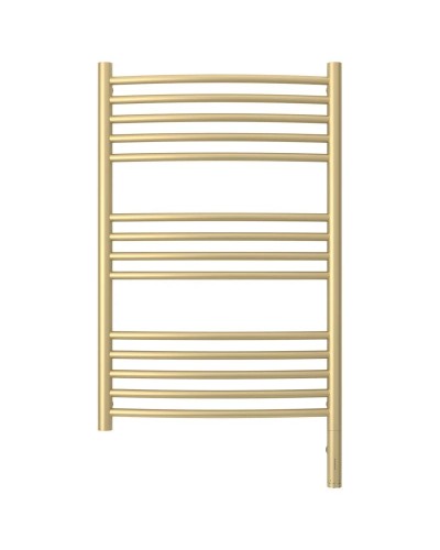 Полотенцесушитель электрический 800х500 шампань матовая МЭМ правый, перемычка выгнутая Сунержа Богема 3.0 022-5803-8050